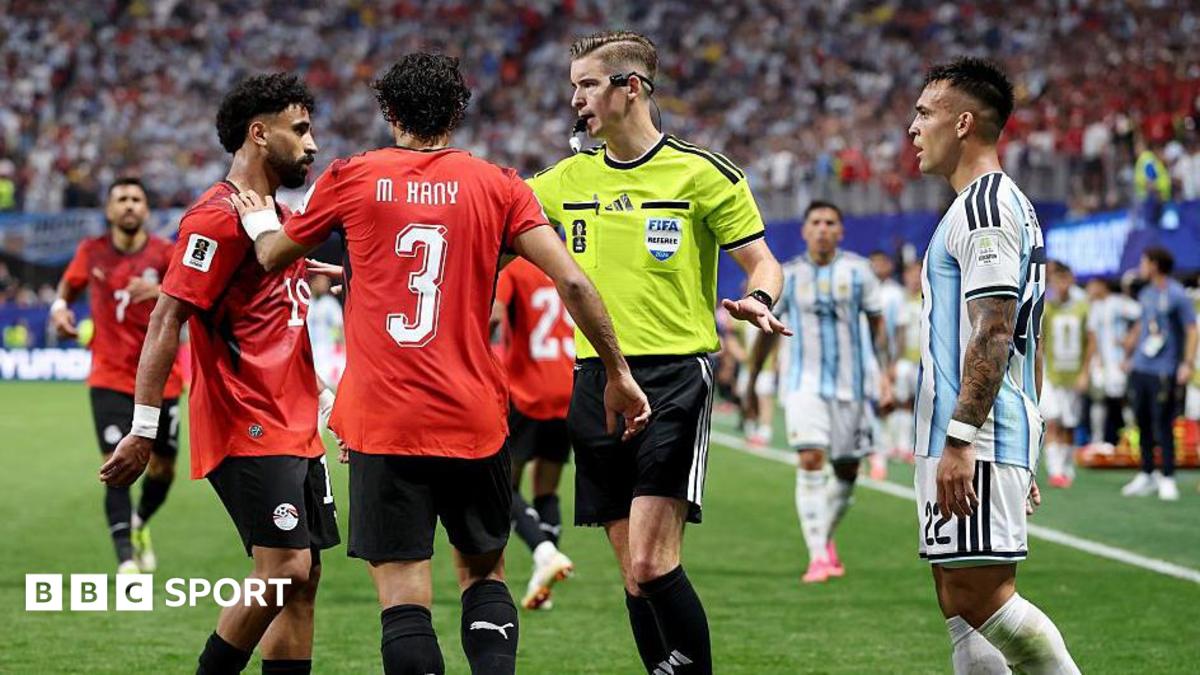 Egypt files complaint over officiating in World Cup loss to Argentina as FIFA defends referees